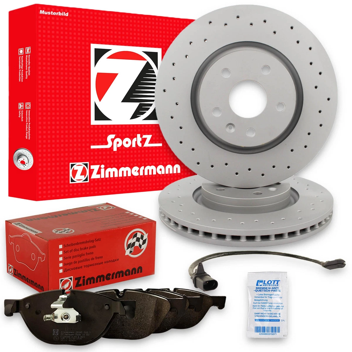 Тормозні колодки Zimmermann для BMW X3 (E83) 2.5 si — безпека та якість